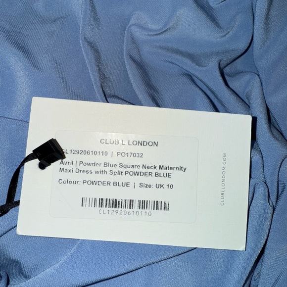 Club L London Light Blue Maxi Dress - Picture 4 of 4